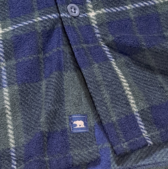 Freedom Foundry Men’s Long Sleeve Green/Blue Plaid Fleece Shirt XXL NWT - Picture 12 of 15